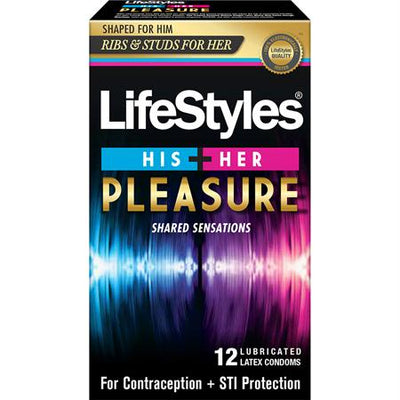 LifeStyles His + Her Pleasure 12pk