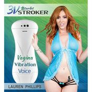 3v Talking and Vibrating Starlet Stroker Lauren Phillips