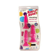 Simply Sweet Vibrating Anal Trio Pink