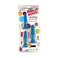 Simply Sweet Vibrating Anal Trio Purple