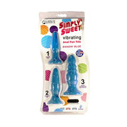 Simply Sweet Vibrating Anal Trio Purple