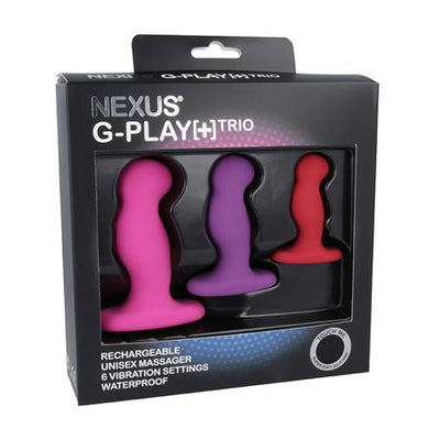 Nexus GPLAYTRIO+ Vibrator Pack S-M-L Sizes