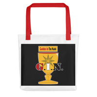 GINHOLYDEN.COM / G.I.N. : Goddess in the Nude Tote bag
