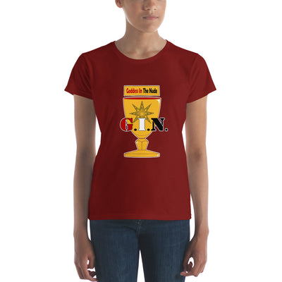 GINHOLYDEN.COM / G.I.N. Goddess In The Nude Women's t-shirt