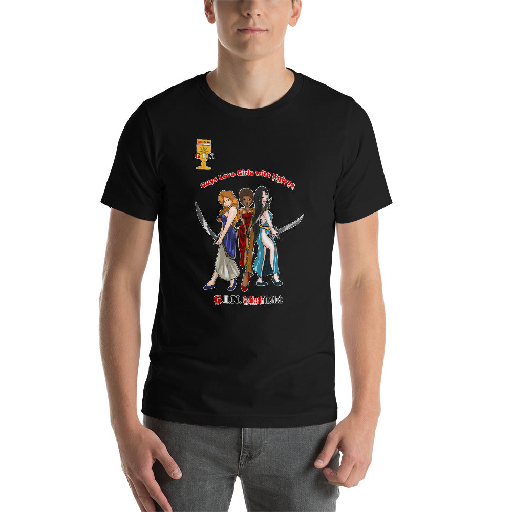 GINHOLYDEN.COM / G.I.N. "Knives" Unisex T-Shirt