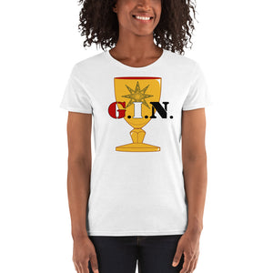 G.I.N. Goddess In the Nude  "Royal Chalice" T -Shirts