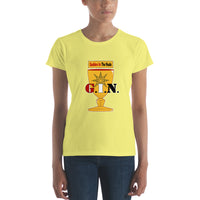 GINHOLYDEN.COM / G.I.N. Goddess In The Nude Women's t-shirt