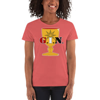G.I.N. Goddess In the Nude  "Royal Chalice" T -Shirts